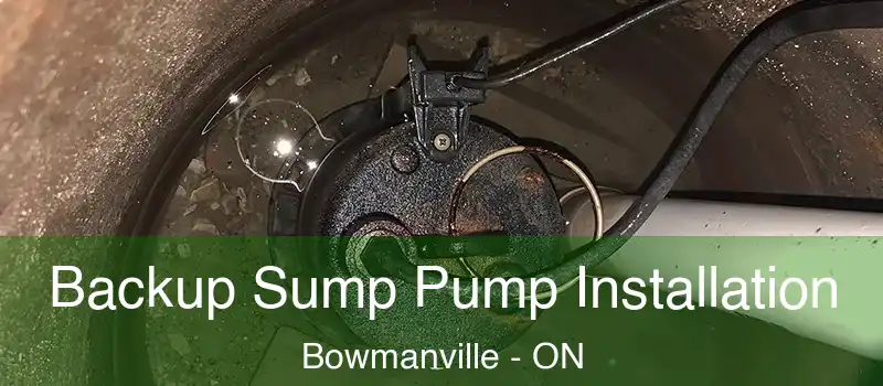  Backup Sump Pump Installation Bowmanville - ON