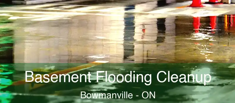  Basement Flooding Cleanup Bowmanville - ON