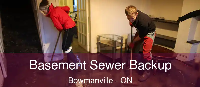  Basement Sewer Backup Bowmanville - ON