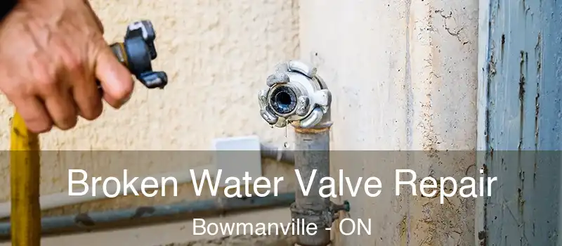 Broken Water Valve Repair Bowmanville - ON