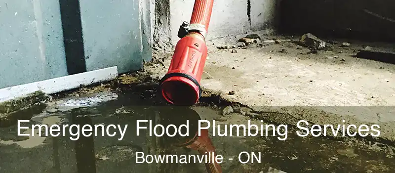  Emergency Flood Plumbing Services Bowmanville - ON