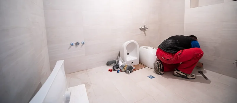 Basement Bathroom Shower Installation in Bowmanville, Ontario