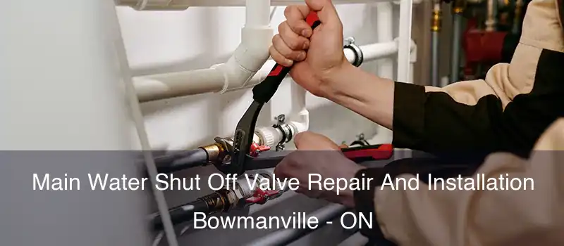  Main Water Shut Off Valve Repair And Installation Bowmanville - ON