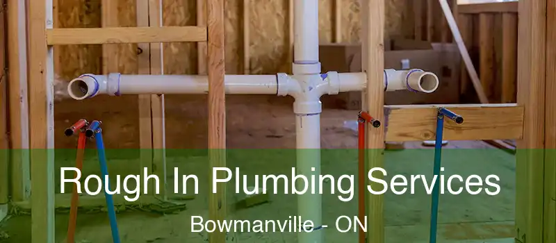  Rough In Plumbing Services Bowmanville - ON